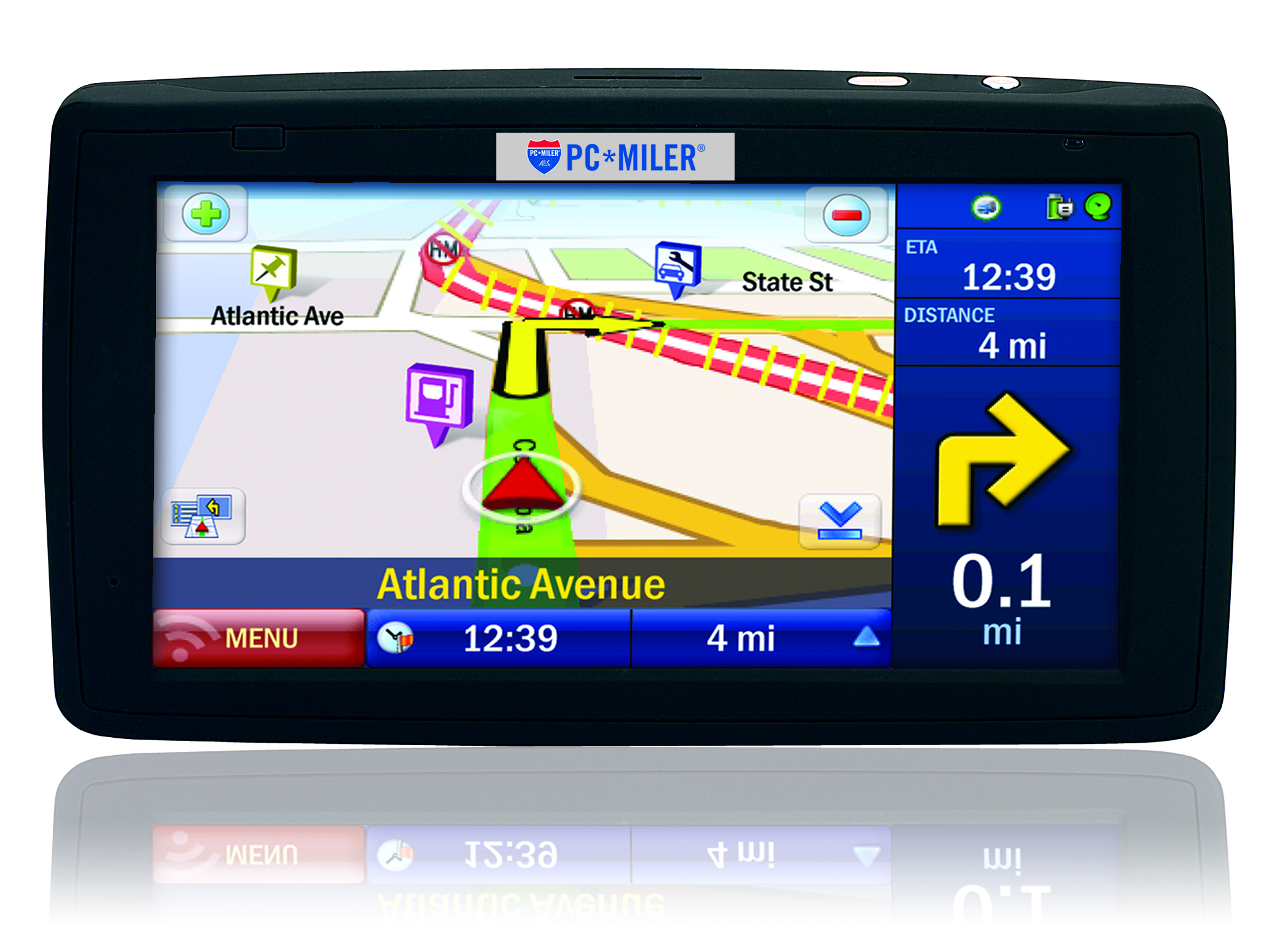 PC Miler Navigator 740 GPS for Truckers